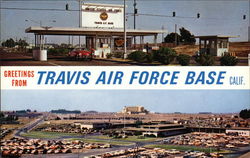 Travis Air Force Base Postcard