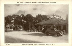 Fred's Cottage Park Sarasota, FL Postcard Postcard