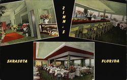 Zinn's Restaurant and Cocktail Lounge Sarasota, FL Postcard Postcard