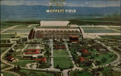 U.S. Naval Air Station - Moffett Field Sunnyvale, CA Postcard Postcard