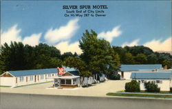 Silver Spur Motel South End of City Limits On Hi-Way 287 to Denver Postcard