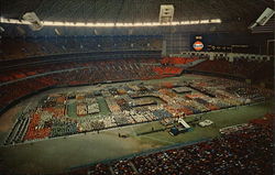 Inside the Astrodome Houston, TX Postcard Postcard