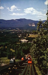 Moat Mountain as Seen from the Upper Unit of the Mt. Cranmore Skimobiles Postcard