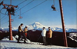 Mount Rainier from White Pass Washington Postcard Postcard