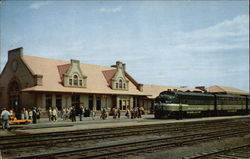 N. P . Depot Billings, MT Postcard Postcard