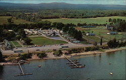 Pray's Resort Operations, Lake Champlain Peru, NY Postcard Postcard