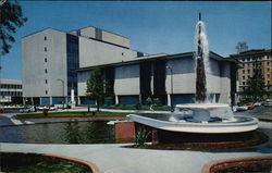 Hunters Square Plaza - San Joaquin County Court House Postcard