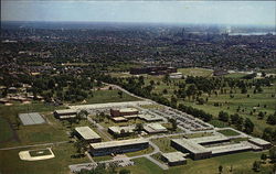 Aerial View of Rhode Island College on Mt. Pleasant Avenue Postcard