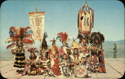 Los Concheros - Dancers from the State of Guanajuato Mexico Postcard Postcard