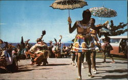 New Year's Day Celebrations Charlestown, Nevis Caribbean Islands Postcard Postcard