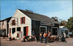 Bike Rental Store Nantucket, MA Postcard Postcard