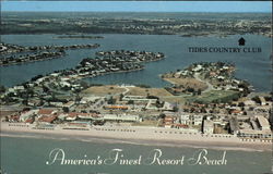 Tides Country Club, America's Finest Resort Beach Postcard