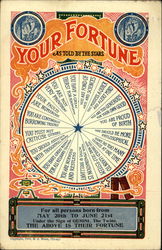 Your Fortune - As Told By The Stars - Gemini Astrology & Zodiac Postcard Postcard