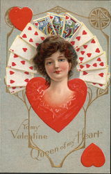 To My Valentine Queen of My Heart Postcard