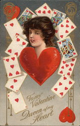 To My Valentine Women Postcard Postcard