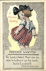 A Valentine Greeting: Children Postcard Postcard