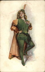 A Study in Green Women Postcard Postcard