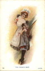 The French Maid Women Postcard Postcard