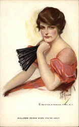 Dullness Reigns When You're Away Women Postcard Postcard