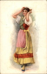 Swiss Dance Postcard Postcard