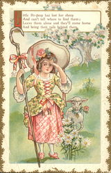 Little Bo-Peep Postcard