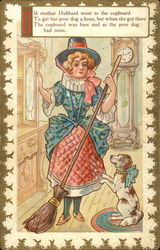 Old Mother Hubbard Nursery Rhymes Postcard Postcard