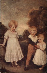 The Sackville Children by Hoppner Postcard