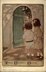 The Green Door Postcard