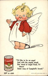 Campbell's Soup Kid No. 8 Advertising Grace Wiederseim Postcard Postcard