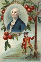 Washington, The Father of his Country Presidents Postcard Postcard