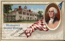 Washington's Birthday Greetings Postcard Postcard