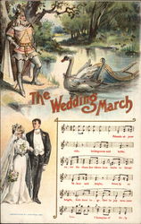 The Wedding March Songs & Lyrics Postcard Postcard