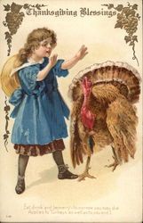 Thanksgiving Blessings Postcard