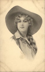 Cowgirl Postcard