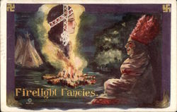 Firelight Fancies Romance & Love Postcard Postcard