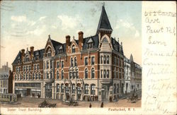 Slater Trust Building Pawtucket, RI Postcard Postcard