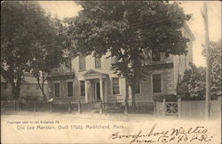 Old Lee Mansion Postcard