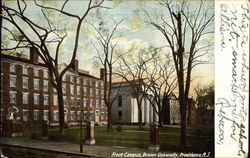 Brown University - Front Campus Postcard