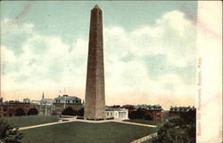 Bunker Hill Monument Boston, MA Postcard Postcard