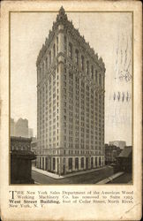 West Street Building Postcard