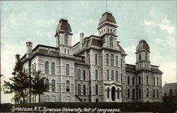 Syracuse University, Hall of Languages Postcard