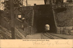 South End of Tunnel Postcard