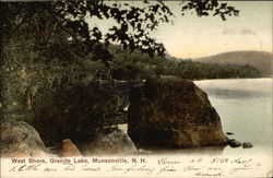 West Shore, Granite Lake Postcard