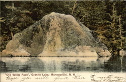 "Old White Face", Granite Lake Postcard