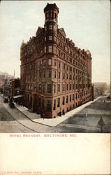 View of Hotel Rennert Baltimore, MD Postcard Postcard