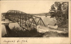 Schell Memorial Bridge East Northfield, MA Postcard Postcard