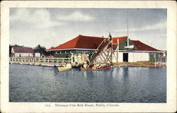 Minnequa Club Bath House Postcard