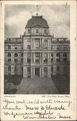 View of City Hall Postcard