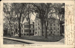 Emma Willard Female Seminary Buildings Troy, NY Postcard Postcard