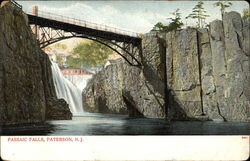 Passaic Falls Paterson, NJ Postcard Postcard